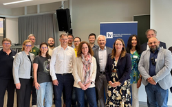Members of the working group digitalisation of the industrynetwork carainthia smiling at the camera.