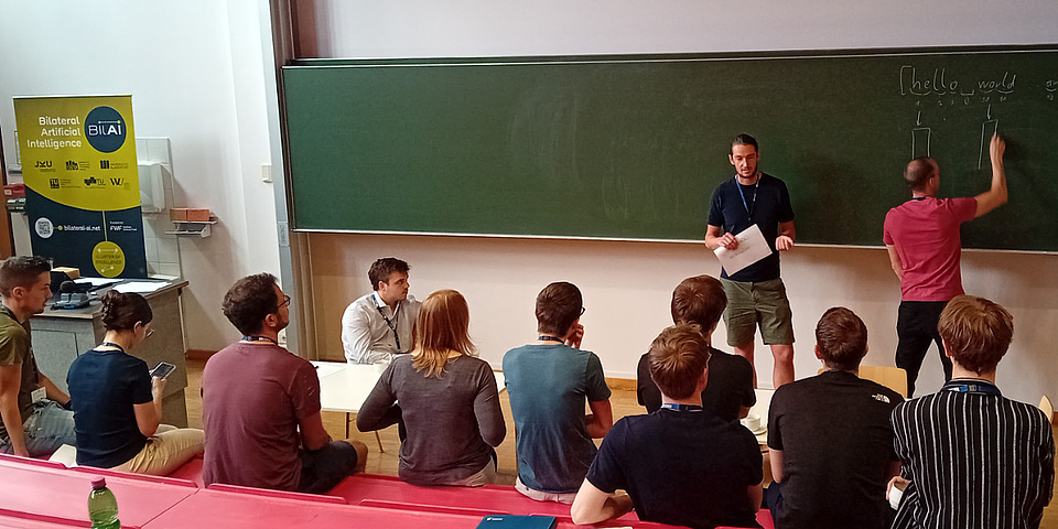 Students of the BilAI Summer School 2025 in one of the courses.