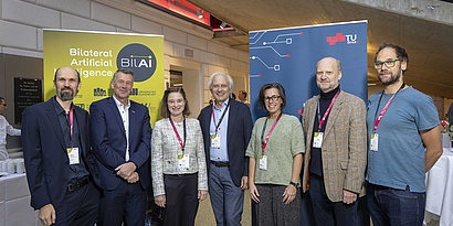 Group picture taken at the BilAI Industry Day #1